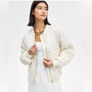 I.N.C. International Concepts
Women's Satin Ruched-Sleeve Bomber Jacket